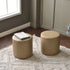Elof Faux Leather Ottoman - Minimalist Design Ottoman | Space-Saving Pouf | Kinwell Furniture | Elegant Home Decor